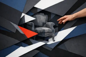 Guide géométrique pour transport meuble ancien restauration suisse. Processus dynamique 2026.