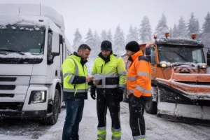 transport en conditions difficiles organisation hivernale - Comment LL Transport Sàrl organise ses tournées hivernales en Sui