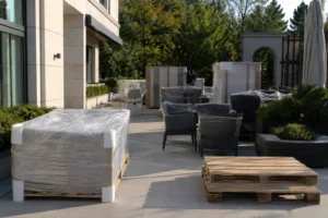 préparer la terrasse livraisons de mobilier extérieur - Comment préparer la terrasse livraisons de mobilier extérieur sans st